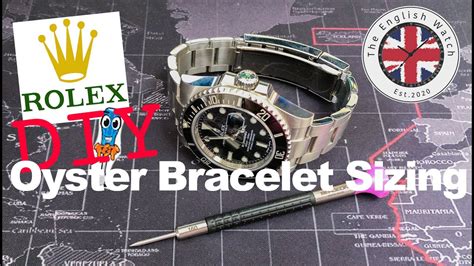 ridurre bracciale rolex submariner|rolex bracelet link removal.